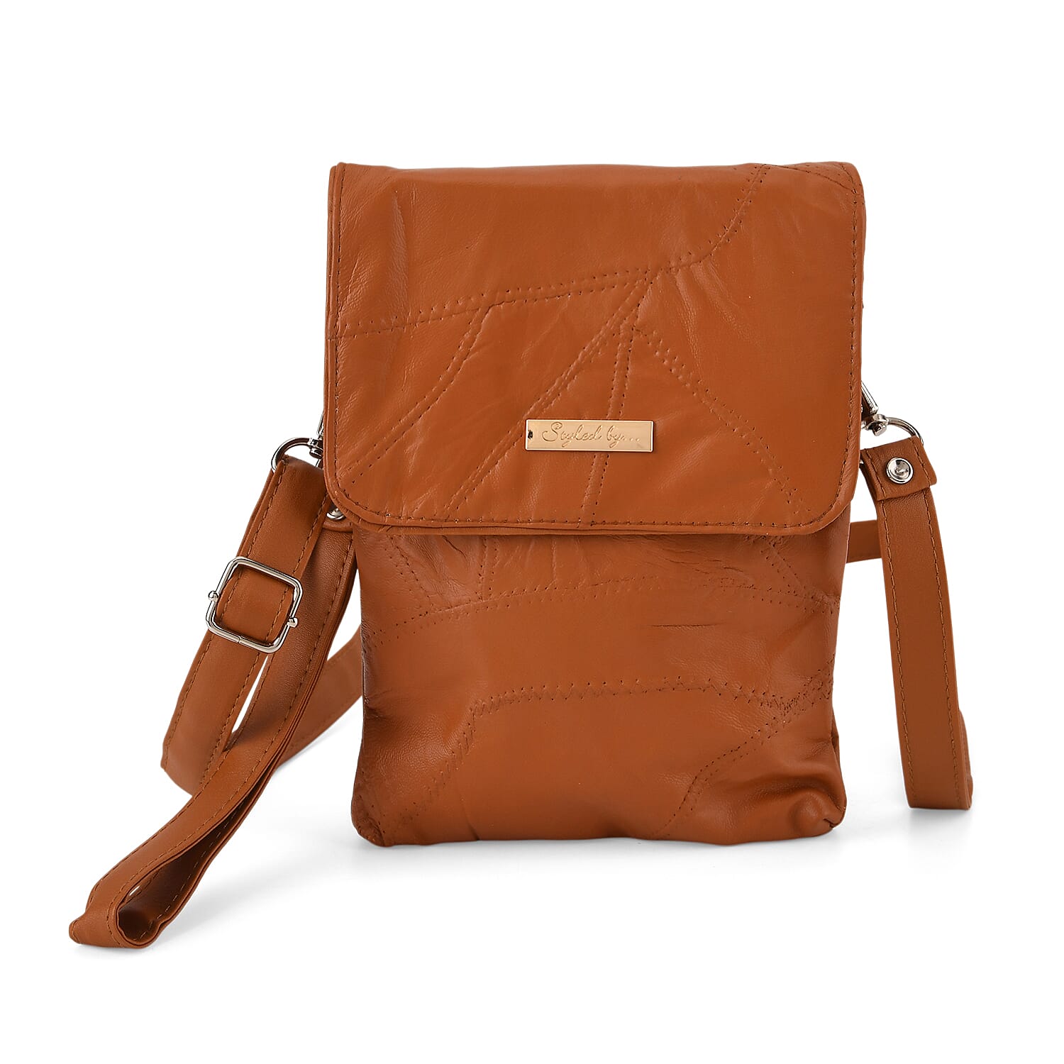 Styled By Crossbody Bag (Size - One Size) - Tan