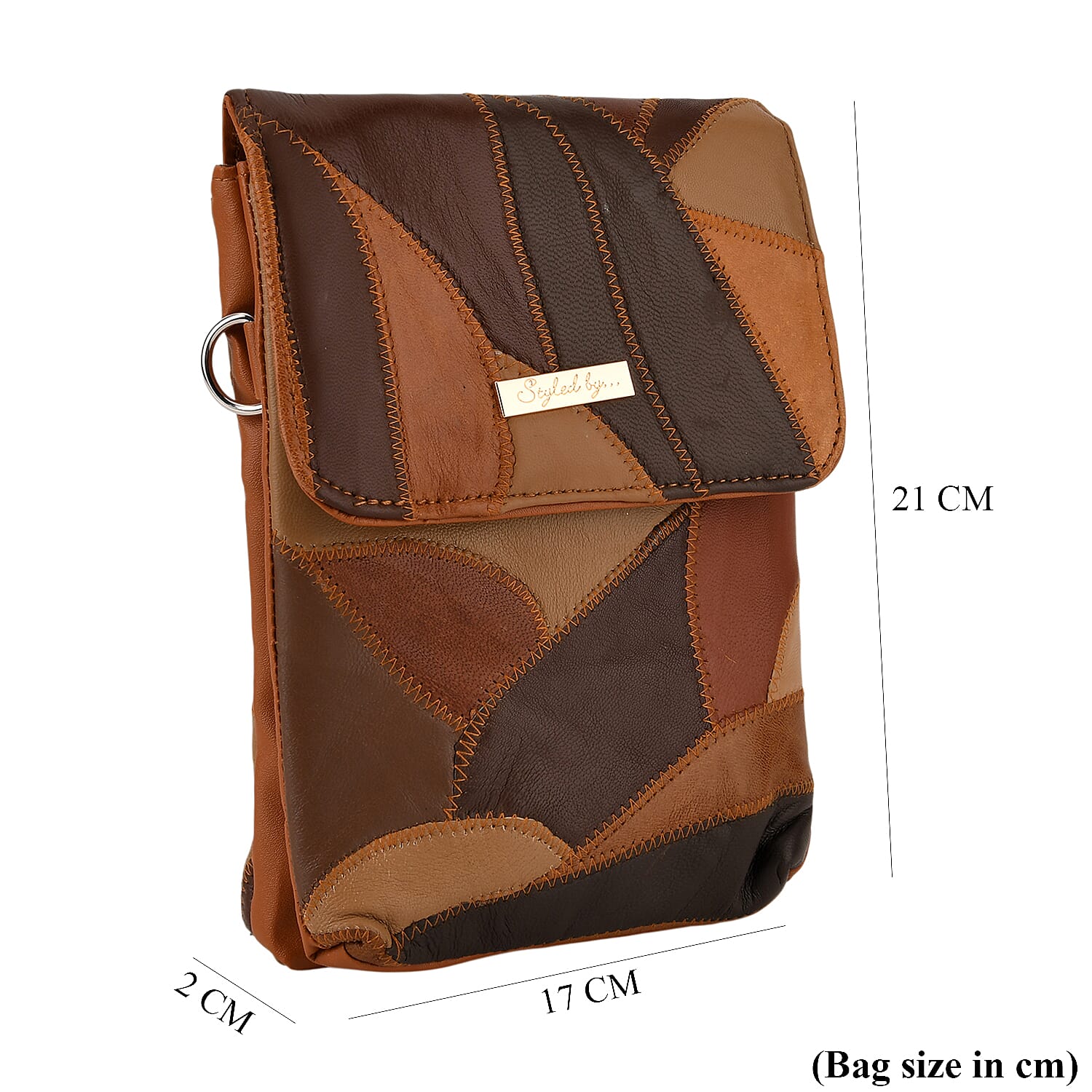 Styled By Crossbody Bag (Size - One Size) - Multi Color