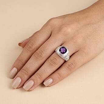 https://tjcuk.sirv.com/Products/85/1/8515070/D-Joy-African-Amethyst-Ring-Sterling-Silver-Silver-Wt-7-Gms-2-130-Ct_8515070_1.jpg?w=342&h=342