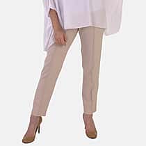 Marina Kaneva Tailored Trousers (Size 8) - Cream