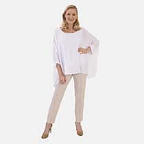 Marina Kaneva Tailored Trousers (Size 8) - Cream