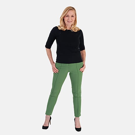 Marina Kaneva Tailored Trousers (Size - 12) - Green