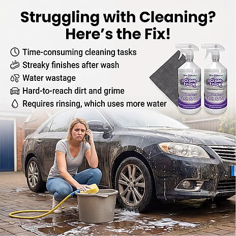 Bliss - Beyond Waterless Wash - Wax Hydrolex Twin Pack with Microfibre - 2 x 1Litre