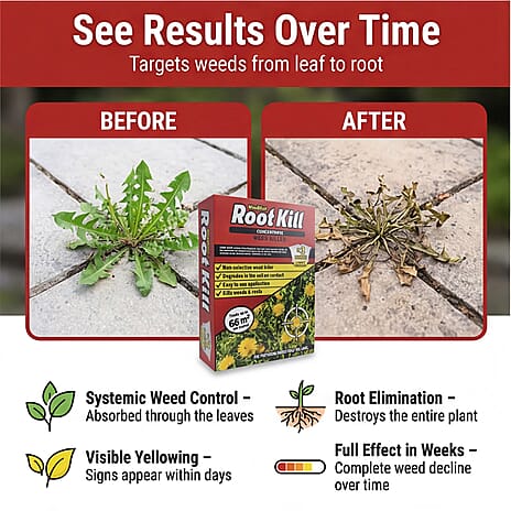 Rootkill 72 g-L Weedkiller Concentrate - 3 x 100ml