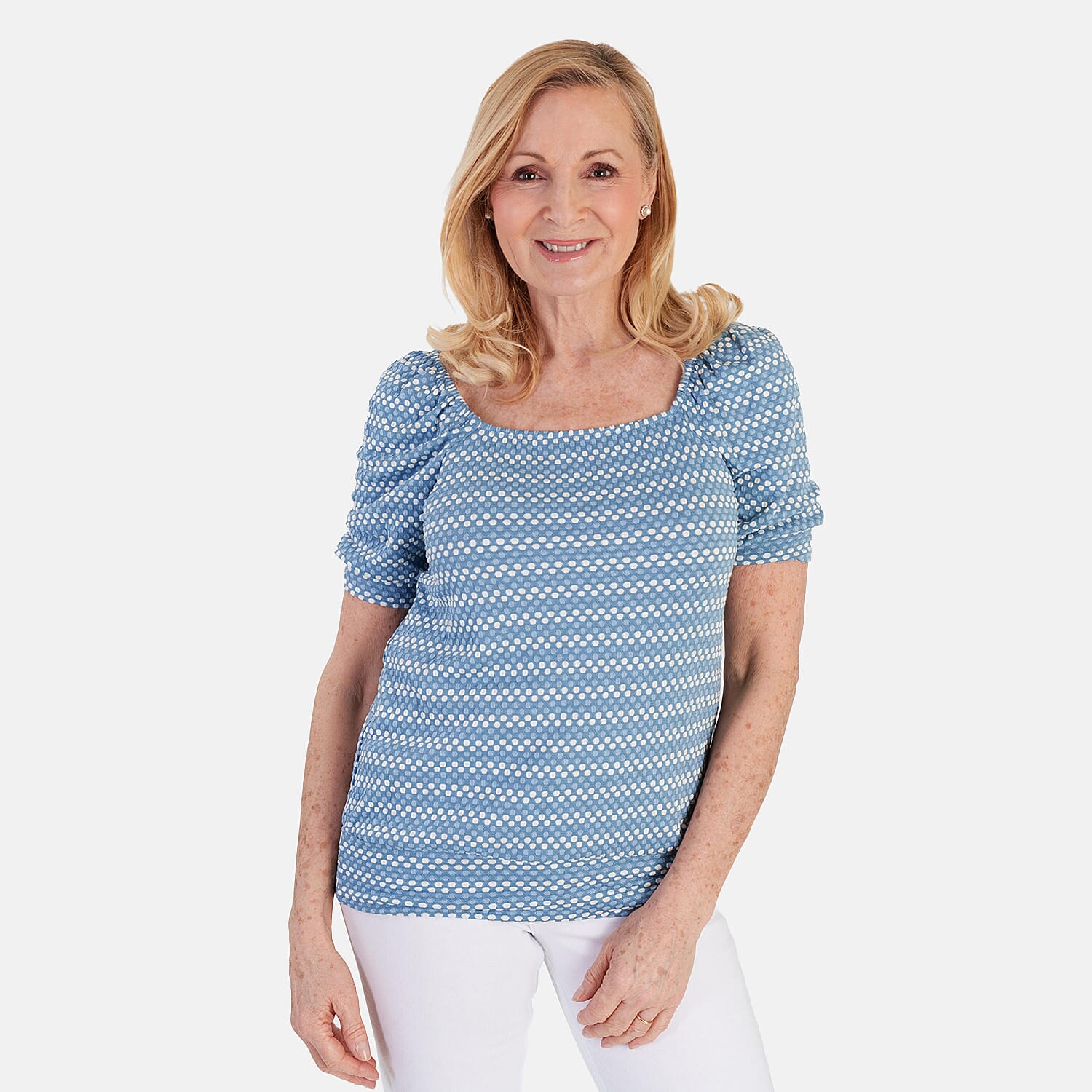 La Marey Short Sleeve Aop Top