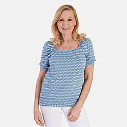 La Marey Short Sleeve Aop Top