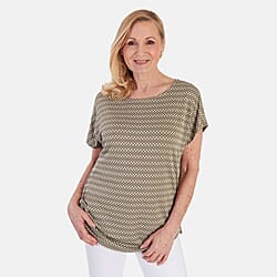 La Marey Short Sleeve Aop Top