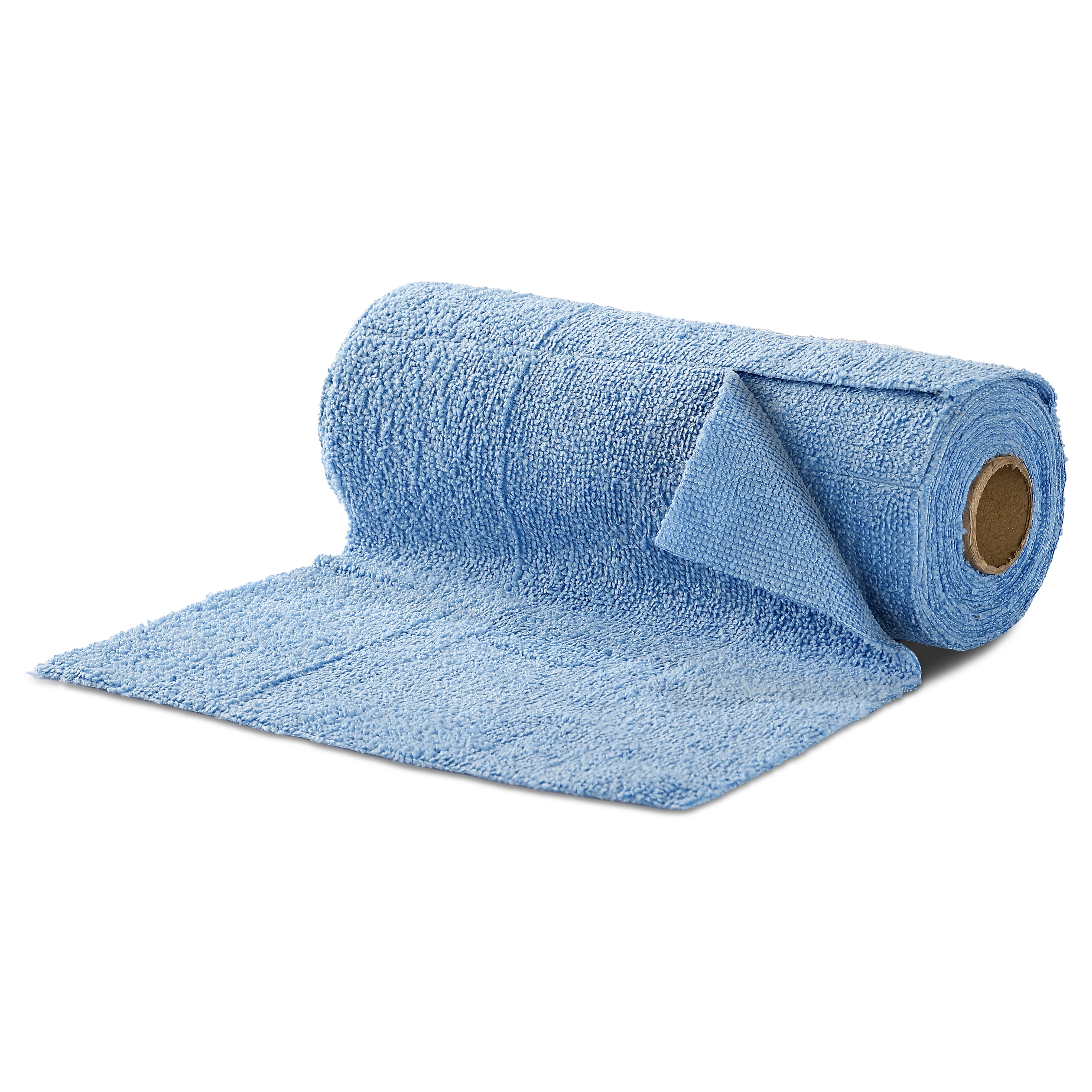 Livmore Microfibre Cleaning Towel Roll - 30 Pulls (25 x 25cm) - Light Blue