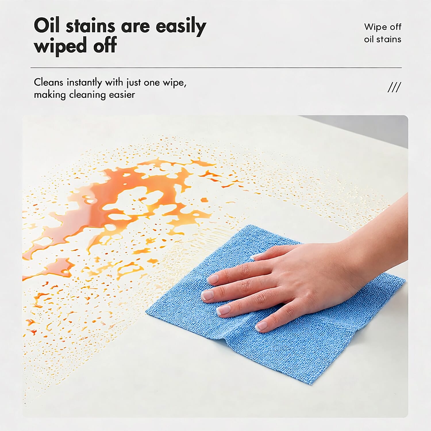 Livmore Microfibre Cleaning Towel Roll - 30 Pulls (25 x 25cm) - Light Blue