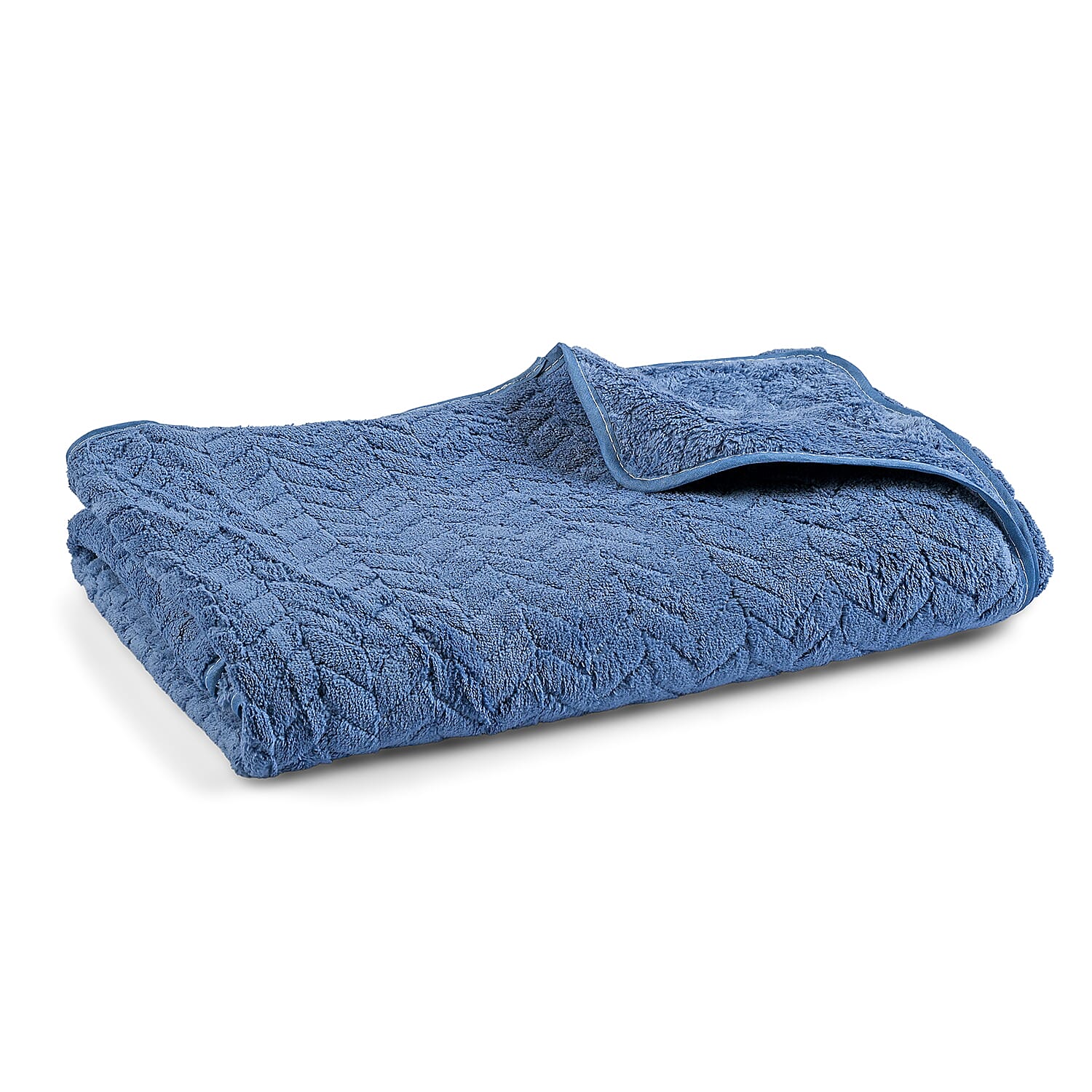 Livmore Woven Micro Towel (70 x140 cm) - Navy
