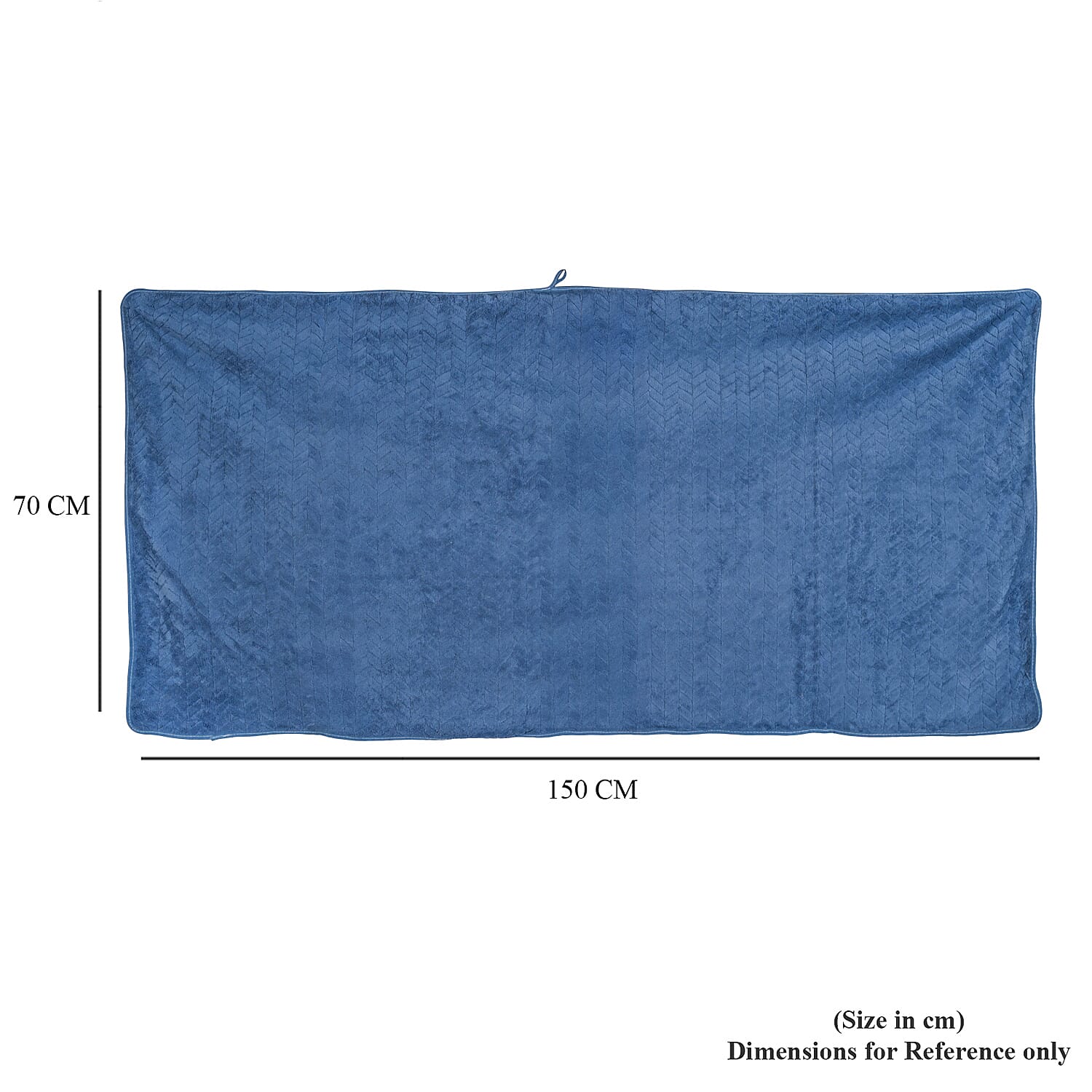 Livmore Woven Micro Towel (70 x140 cm) - Navy