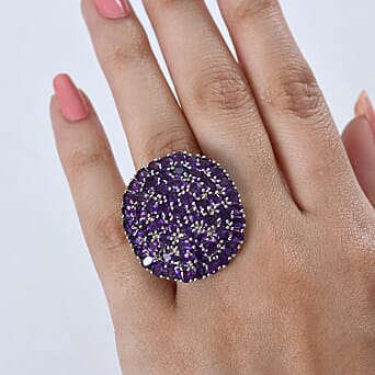https://tjcuk.sirv.com/Products/85/1/8516221/EverTrue-African-Amethyst-Cluster-Ring-Pure-Yellow-Brass-9-440-Ct_8516221_1.jpg?w=342&h=342