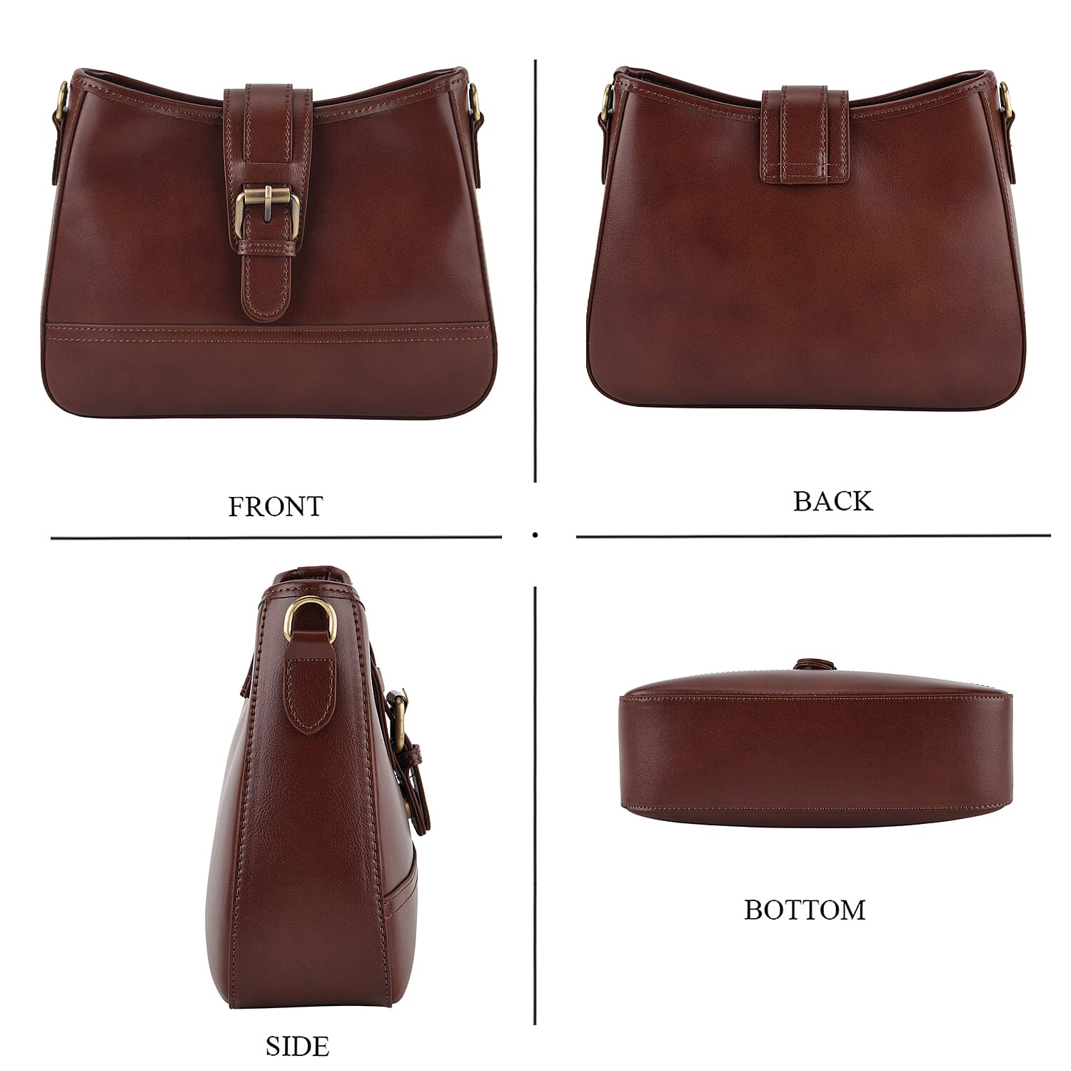 Crossbody Bag (Size - One Size) - Coffee