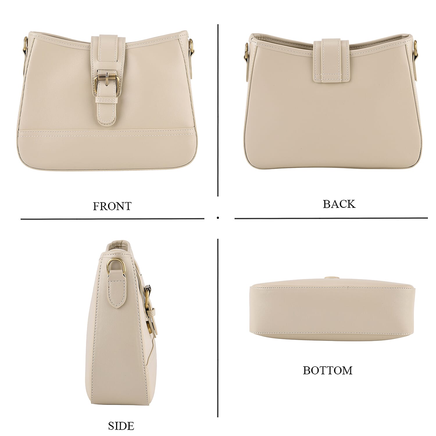 Crossbody Bag (Size - One Size) - Beige