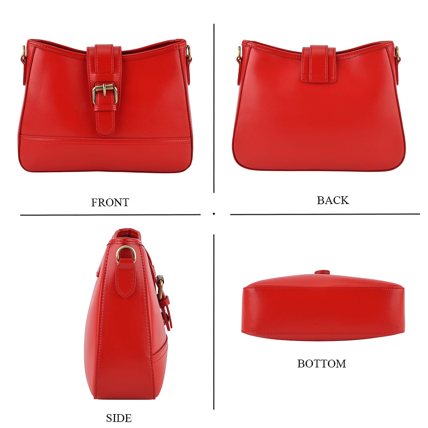 Crossbody Bag (Size - One Size) - Red