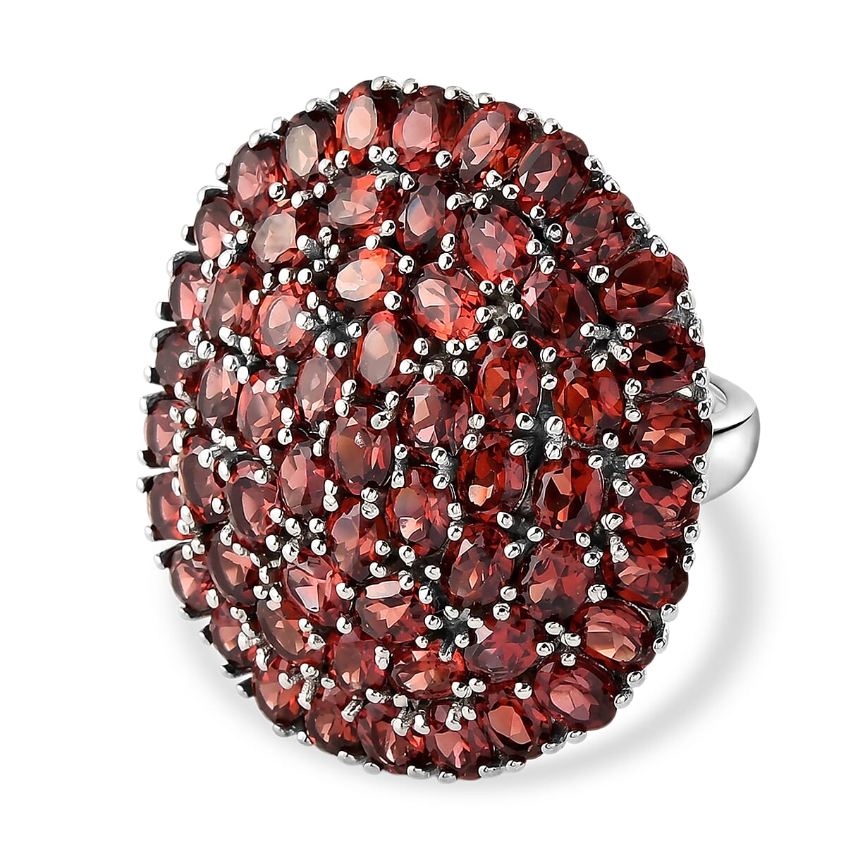 EverTrue - Red Garnet Cluster Ring 13.00 Ct.