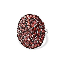 Natural Gemstone Cluster Ring