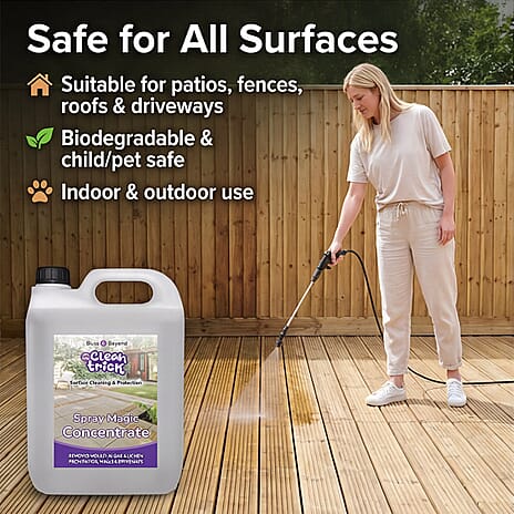The Clean Trick Spray - Leave 1 x 5L Concentrated Outdoor Cleaner