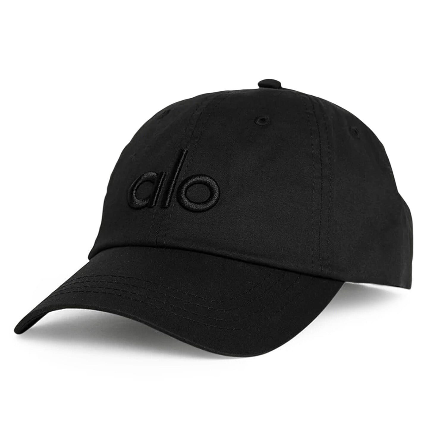 ALO 100% Cotton Adjustable Baseball Hat - Black
