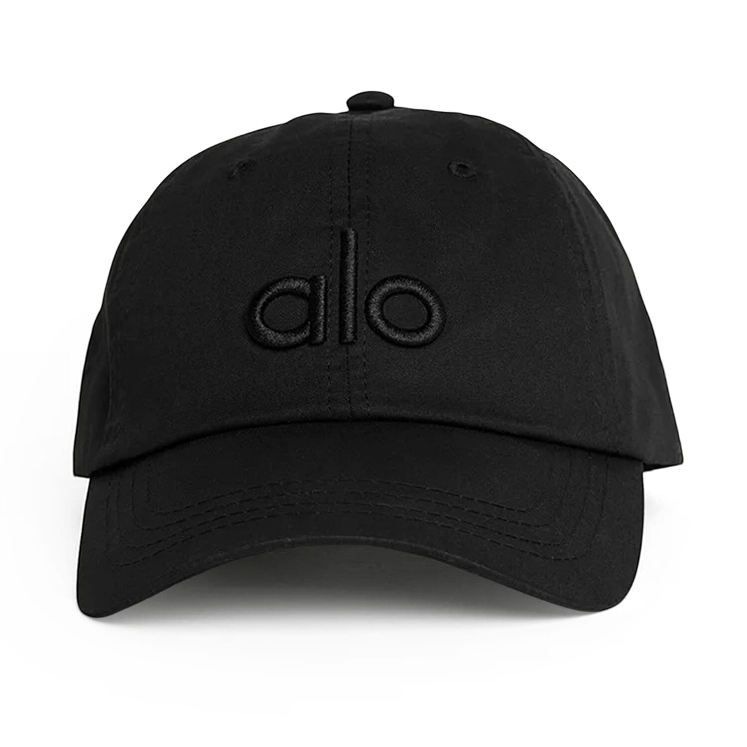 ALO 100% Cotton Adjustable Baseball Hat - Black