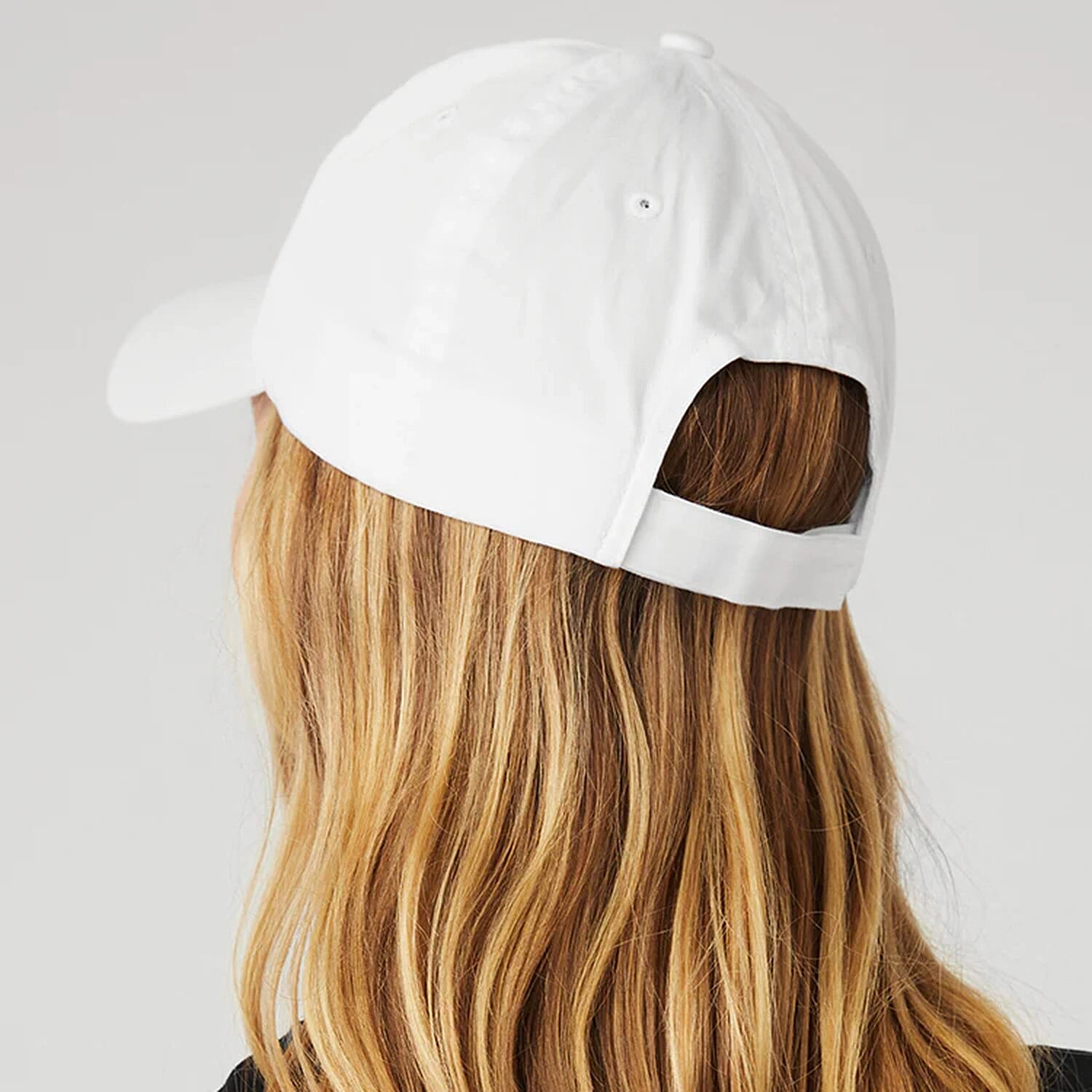 ALO 100% Cotton Adjustable Baseball Hat - White