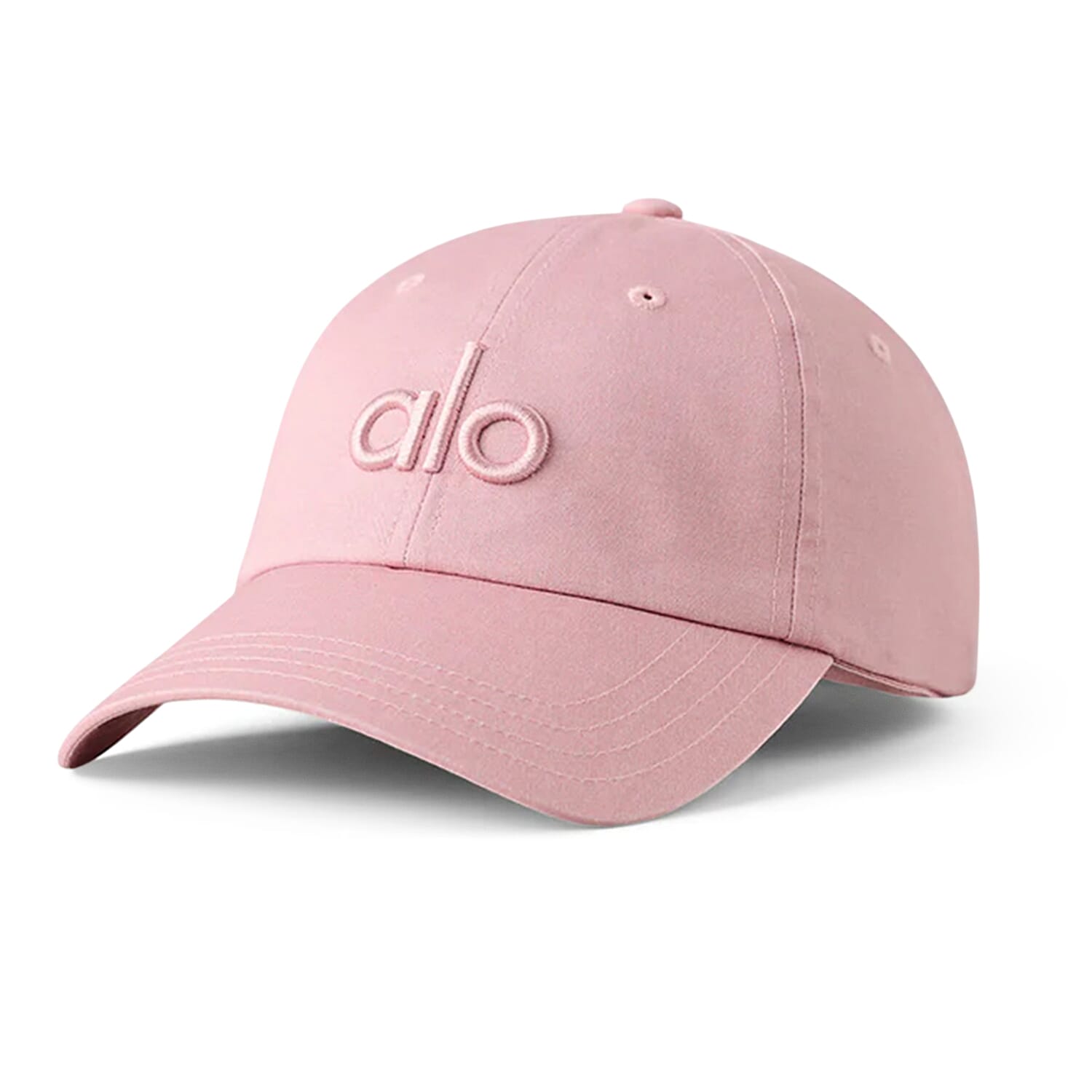 ALO 100% Cotton Adjustable Baseball Hat - Wild Rose Pink