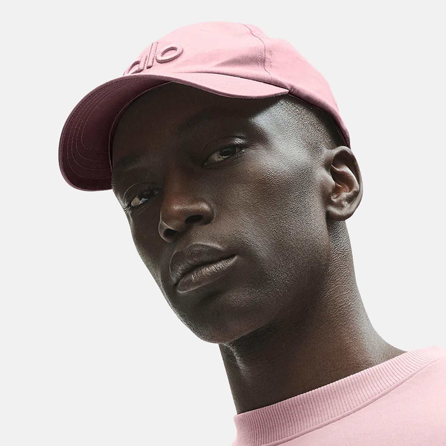 ALO 100% Cotton Adjustable Baseball Hat - Wild Rose Pink