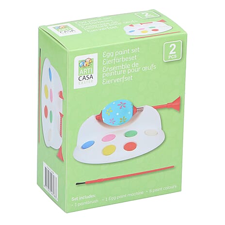 Arti Casa 2-Piece Paint Your Own Egg Set (15x11cm) - Multi Colour