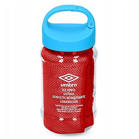 Bath Linen - Umbro Instant Cooling Ice Towel - Red