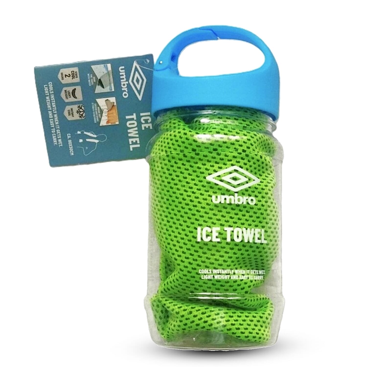 Bath Linen - Umbro Instant Cooling Ice Towel - Green