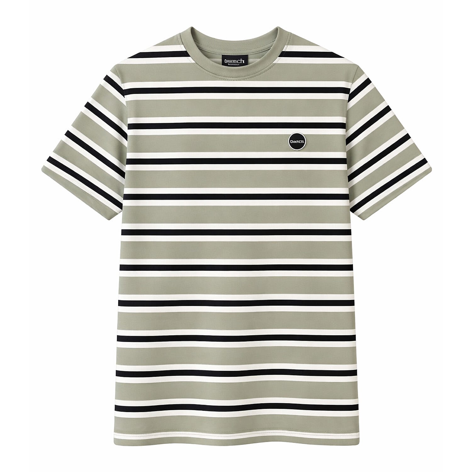 Bench Men's 100% Cotton Stripe Crew Neck Tee