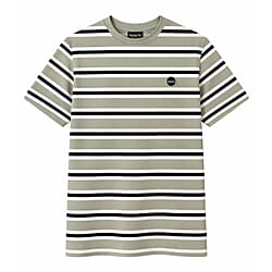 Bench Men's 100% Cotton Stripe Crew Neck Tee