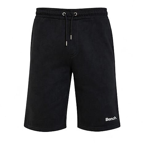 Bench Mens Raloda Fleece Shorts (Size XXL) - Black