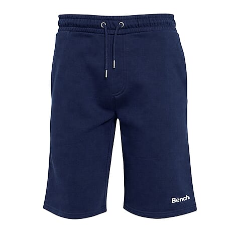 Bench Mens Raloda Fleece Shorts (Size XL) - Navy