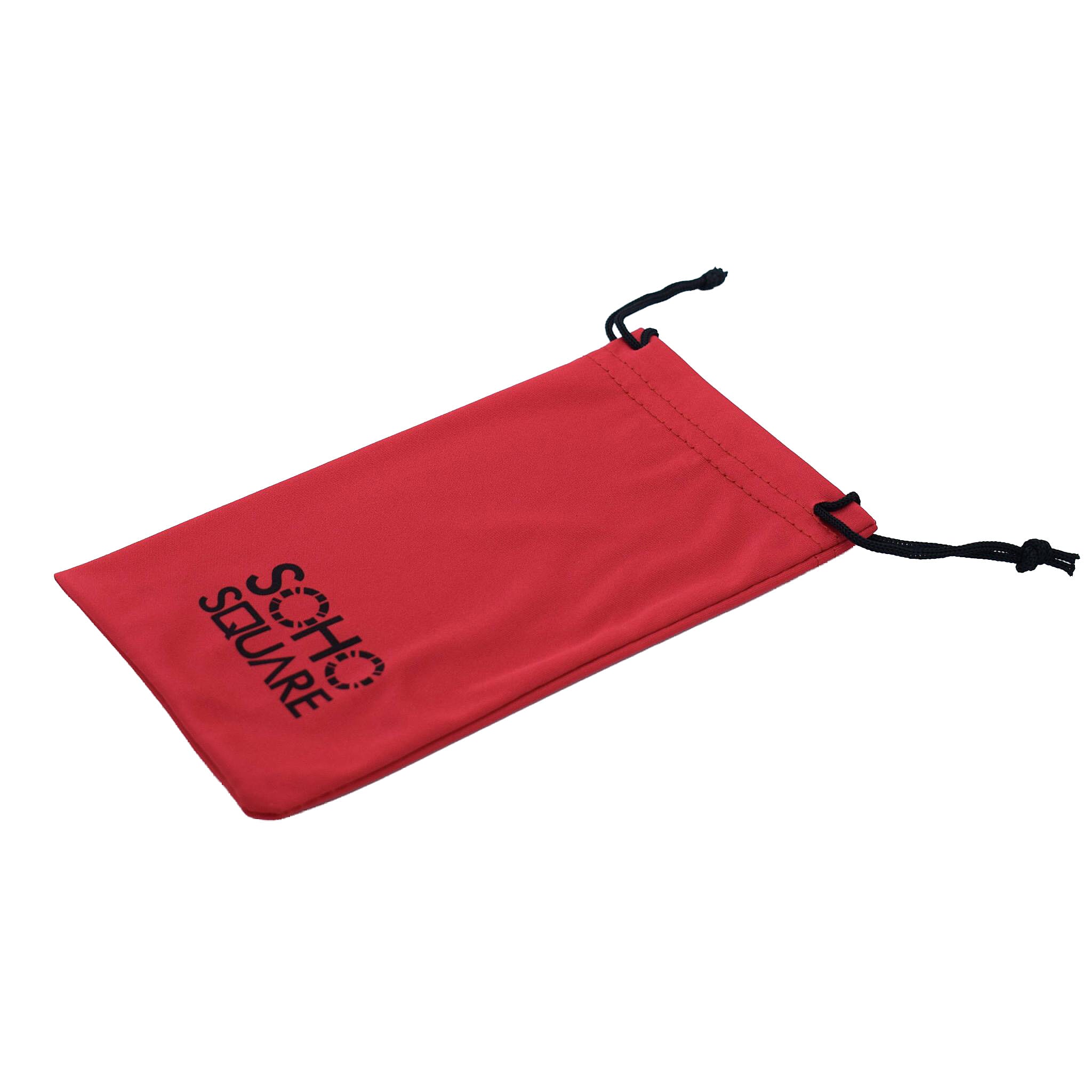 Soho Square-Barcelona C2 Ladies Black Hexagonal Acetate Sunglasses