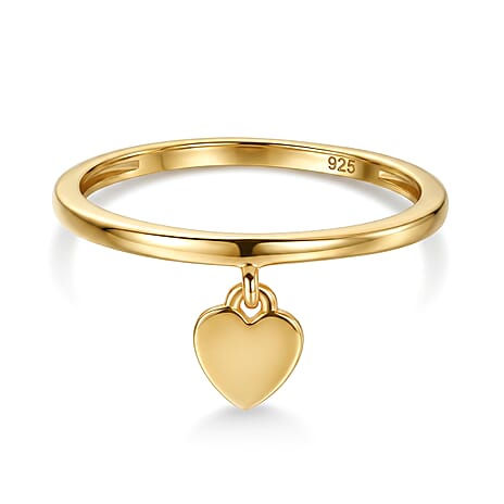 9K Yellow Gold Flash & 925 White Silver Ring