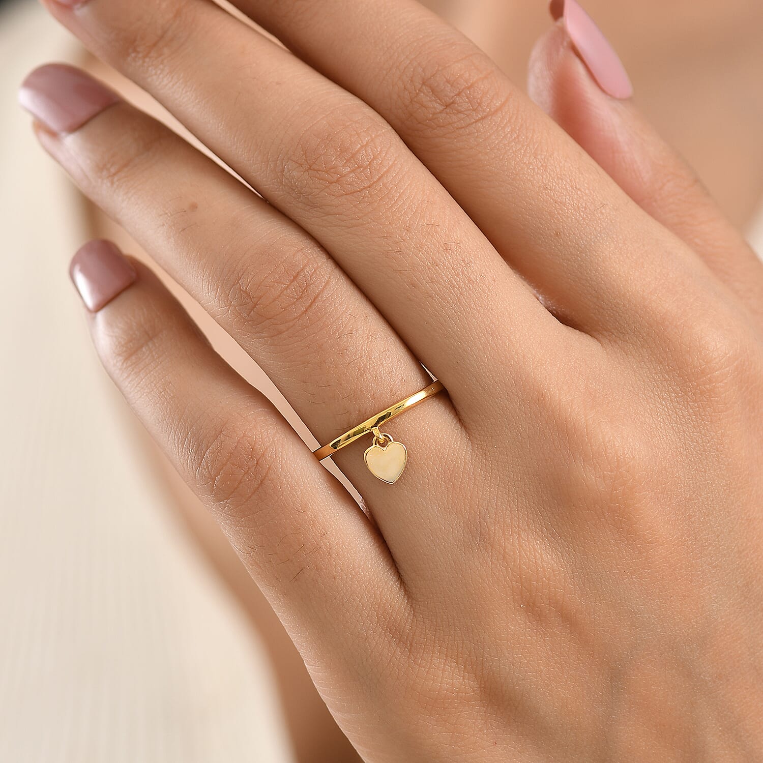 9K Yellow Gold Flash & 925 White Silver Ring