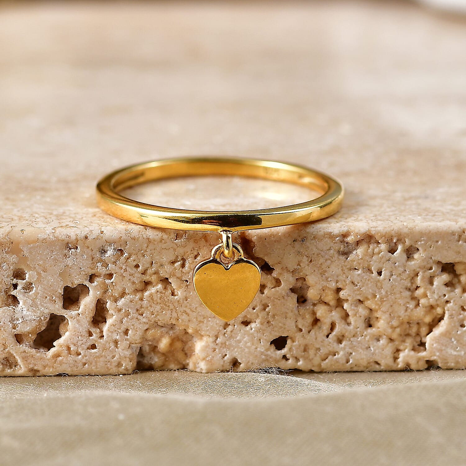 9K Yellow Gold Flash & 925 White Silver Ring