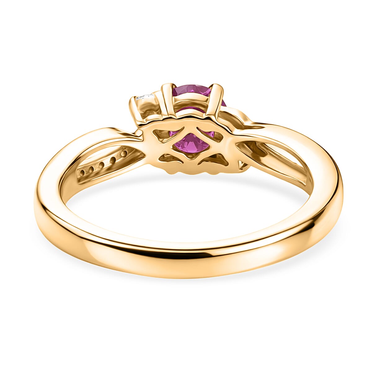 D'Joy Tanzanite, Moissanite Ring in Sterling Silver