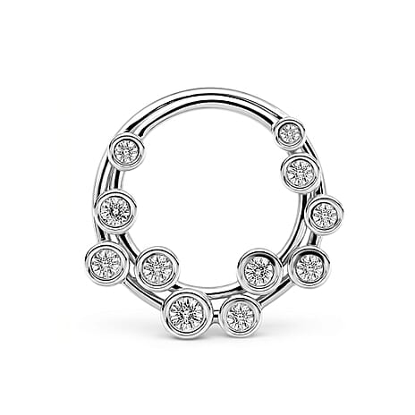 Designer Inspired - Natural White Diamond Bubble Pendant