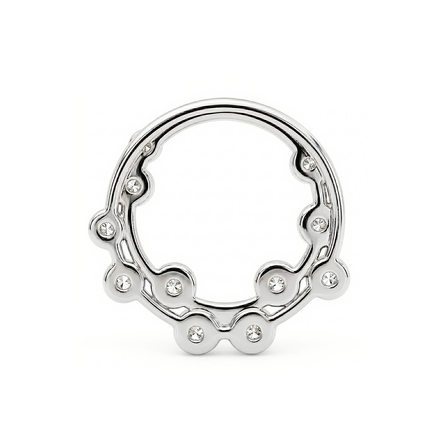 Designer Inspired - Natural White Diamond Bubble Pendant