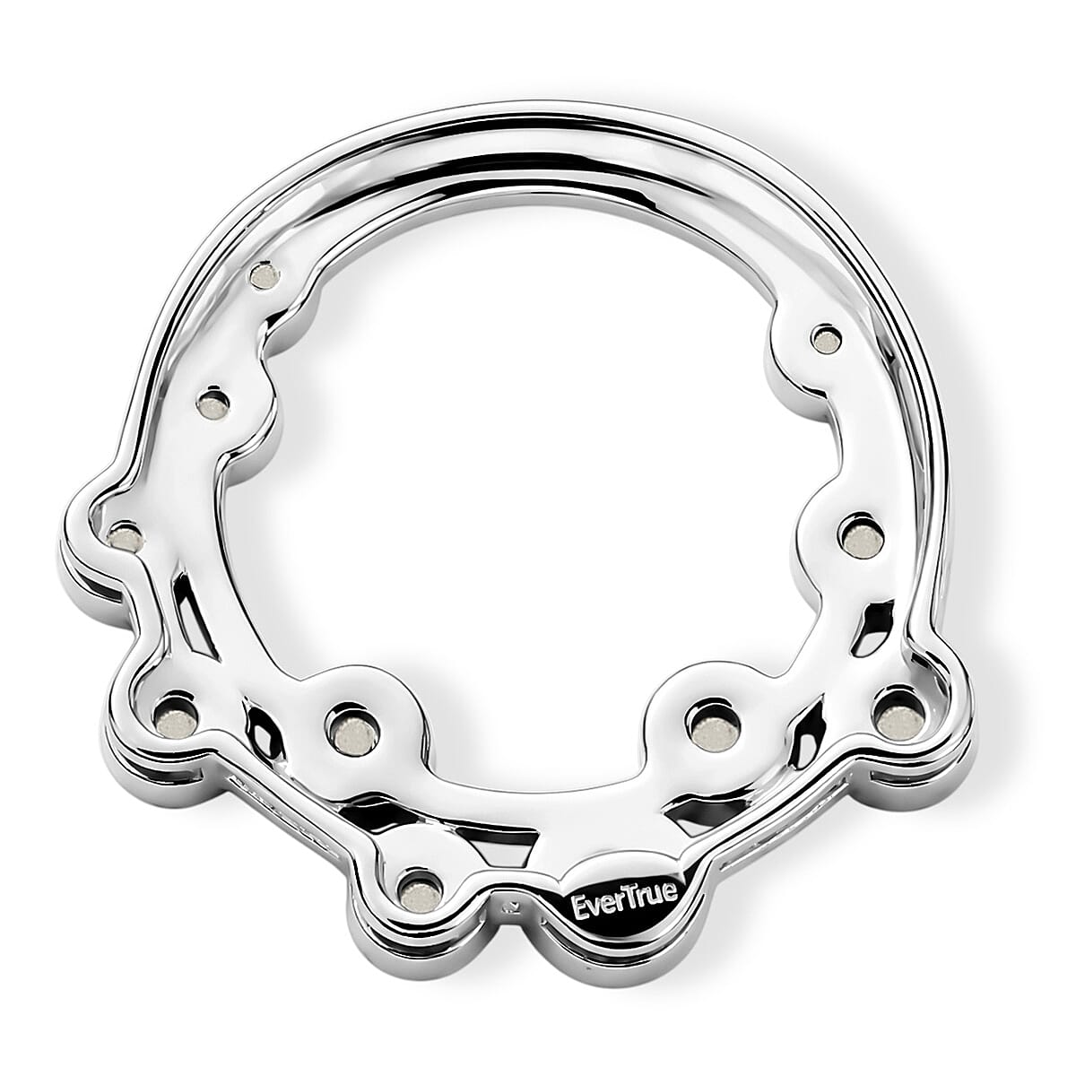 EverTrue - Natural White Diamond Circle Pendant
