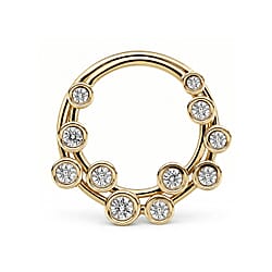 Designer Inspired - Natural White Diamond Bubble Pendant