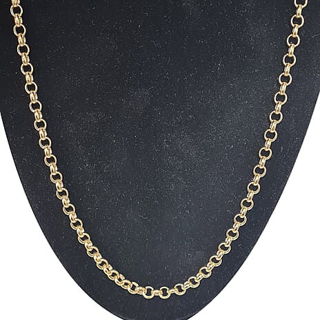 Vicenza 2026 Buy- 9K Yellow Gold Belcher Necklace  (Size - 22) with Lobster Clasp, Gold Wt. 10.25 Gms