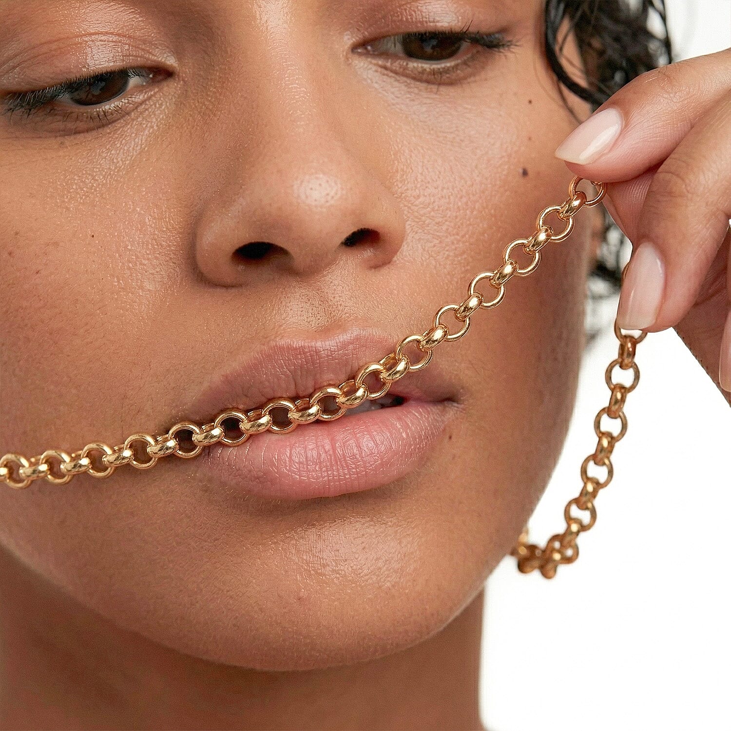 ITALIAN ROMA CLOSEOUT BUY - 9K Yellow Gold Belcher Necklace  (Size - 22) with Lobster Clasp, Gold Wt. 10.25 Gms