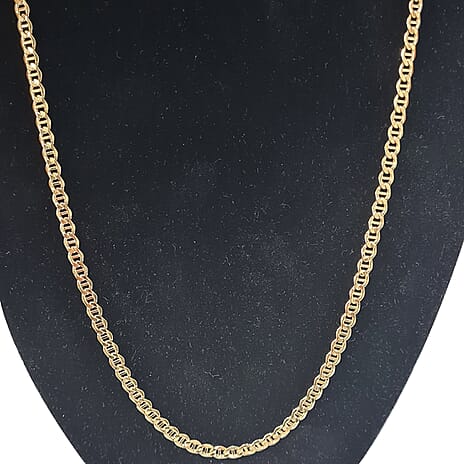 FIRST TIME EVER - 9K Yellow Gold Mariner Chain (Size - 20) with Lobster Clasp, Gold Wt. 4.00 Gms