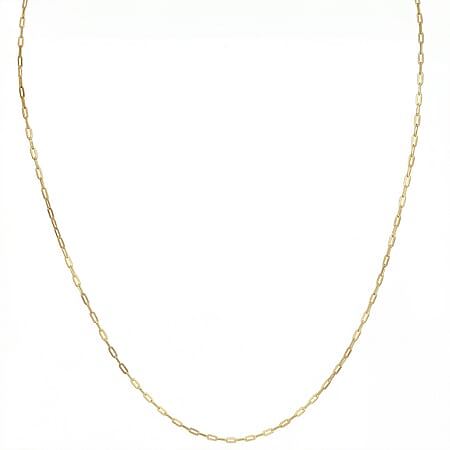 9K Yellow Gold 1.2MM Paperclip Necklace with Spring Ring Clasp 20 Inch 9K Yellow Gold 1.2MM Paperclip Necklace with Spring Ring Clasp 20 Inch
