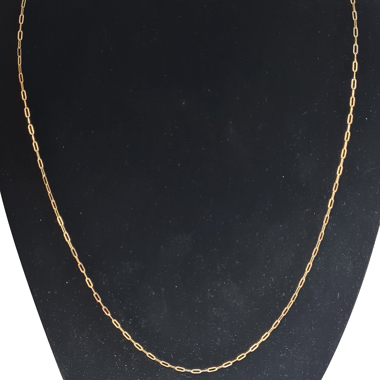 Mega Deal- 9K Yellow Gold Paperclip Necklace (Size - 20) with Spring Ring Clasp