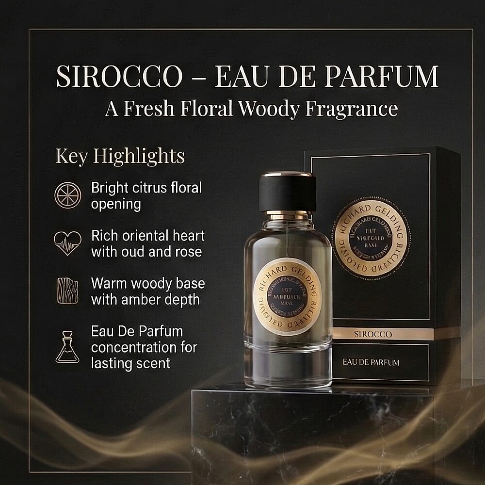 Beauty Gala Launch- Richard Gelding Sirocco EDP - 100ml