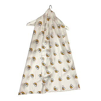 https://tjcuk.sirv.com/Products/85/1/8519195/Rainbow-Print-Scarf-Size-70-x-180-Cm-White_8519195.jpg?w=342&h=342